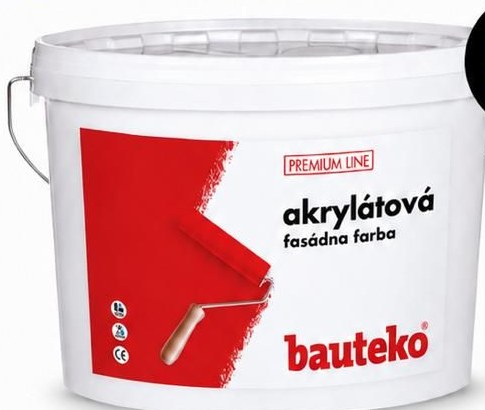 bauteko fasádna farba Premium line, akrylátová alebo silikónová