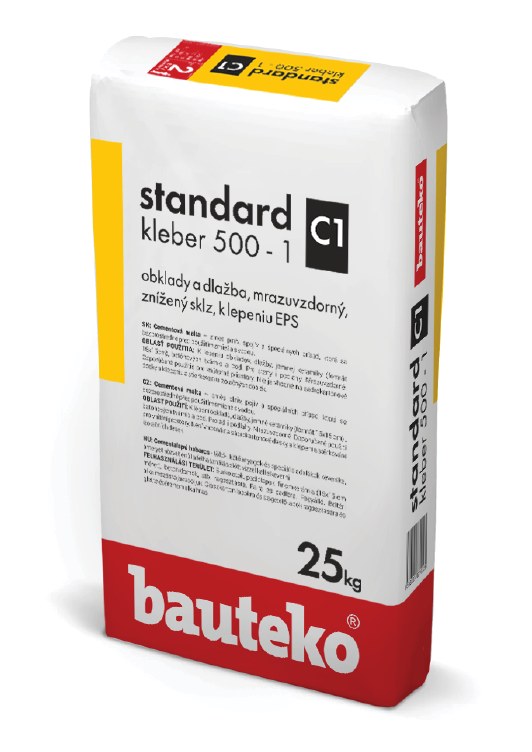 bauteko standard kleber 500-1, vrece 25 kg