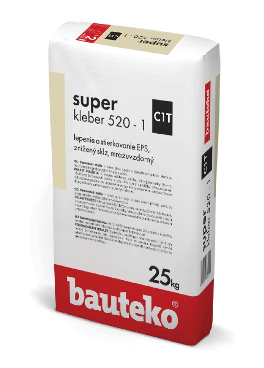 bauteko super kleber 520-1, vrece 25 kg